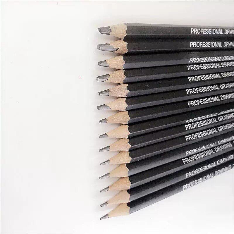 Hongxing 14-Piece Sketching Pencil Set, 6H-12B for Art Students