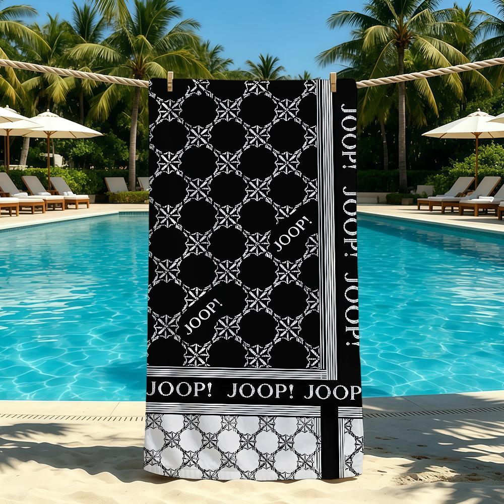 J-JOOP-ES Mode Logo Handtuch Für Outdoor Camping Strandhandtuch Super Saugfähig Schnelltrocknend Sommer Handtuch