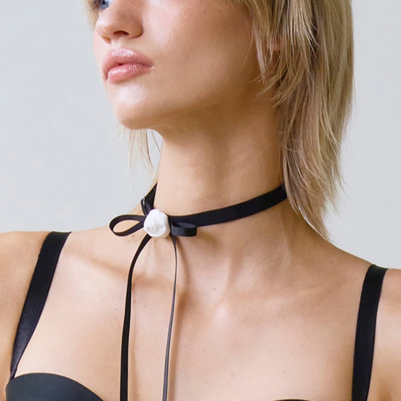 VINAJ Mini Jenny Rose Choker (Mix Black)