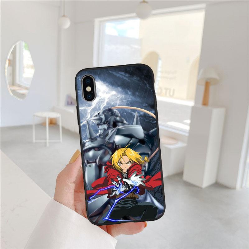 LO45 Fullmetal Alchemist Soft Shell Phone Case for Redmi Note 10 11 12 Pro Max 10S 10C 10T 11A 11S 12S 12C