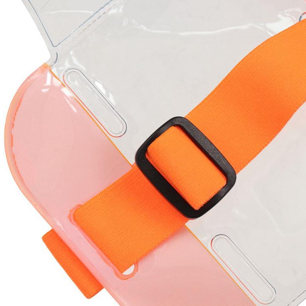 Design Arm Elastic Band Bag Card Bag Men PVC Transparent Elastic Arm Band ID Badge Holder Credit Card Case Photo Armband