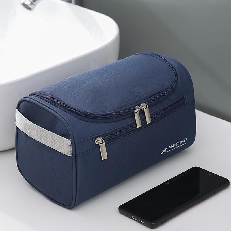 Men s Portable Waterproof Travel Toiletry Bag with Hook One Size