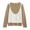 Women's Plus Size Knit Two-Piece Sweater Set - 2025 Autumn/Winter Collection