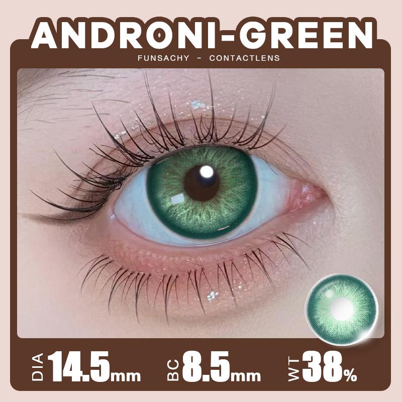 FUNSACHY Colored Lenses 1pair Brown Natural Eye Makeup Contacts Gray Pupils Blue Green Lens Yearly Fashion Cosmetics SoftLens