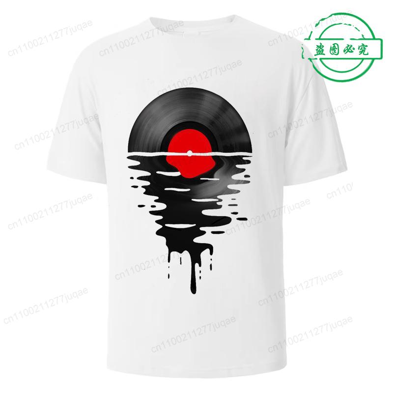 Tee Shirts for Men Women DJ Music Clothing Phonograph Record Print Funny Tshirt T-Shirt Tee Shirt for Men Music Lover Gifts