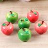 10Pcs Miniature Food Toy Realistic Snake Fruit Pear 3D Fruit Model DIY Dollhouse Accessory Home Decoration
