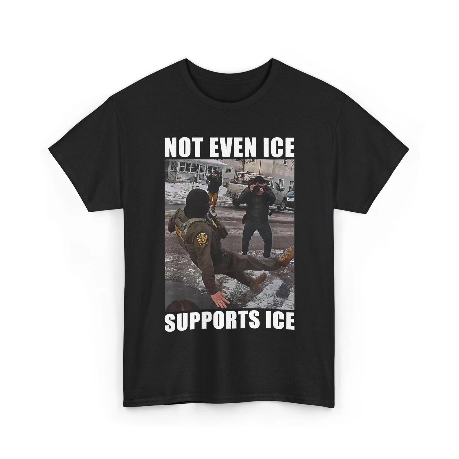 Not Even ice Supports ice T-Shirt 2XL