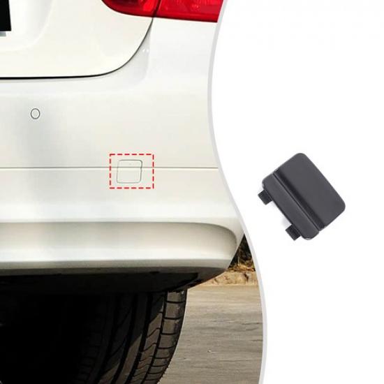 Black ABS Rear Tow Hook Cover Trim For BMW 3 Series E90 E91 E92 2005-2012