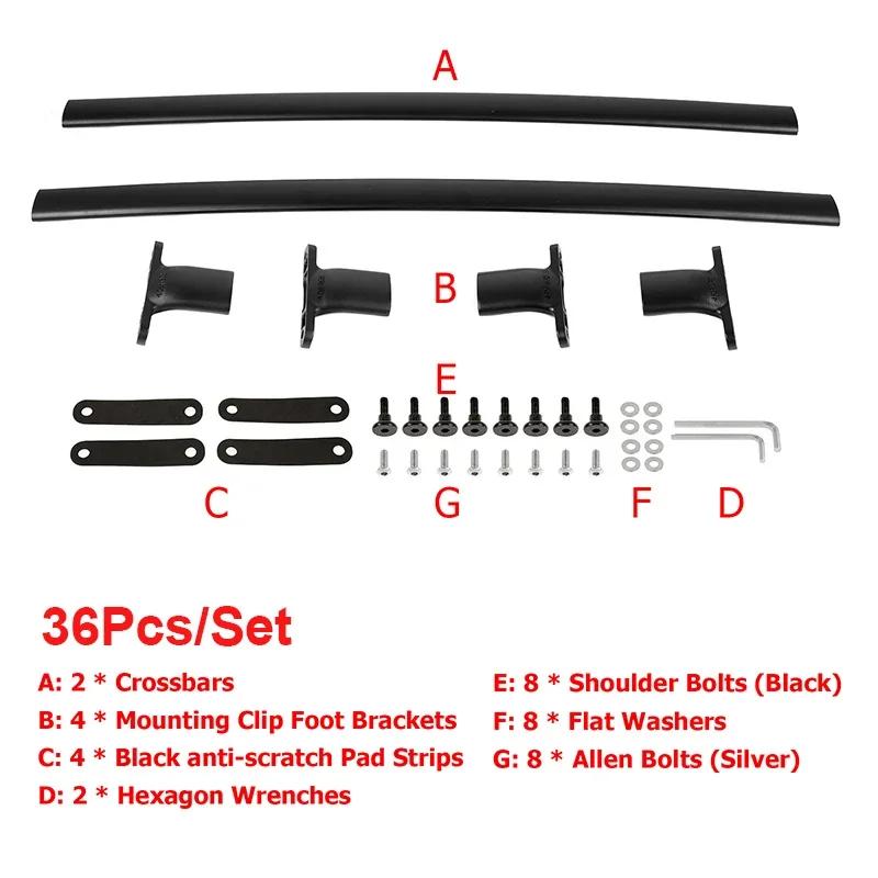 

2 шт. алюминиевые багажники на крышу автомобиля, подходят для Ford Expediton 2018-2024 для Lincoln Navigator 2018-2024 алюминиевые багажники на крышу автомобиля аксессуары