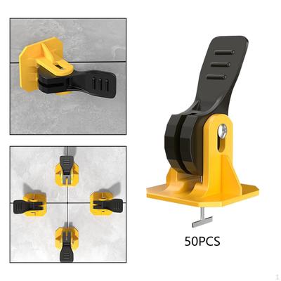 50x Tile Leveling System Kit Leveler Adjuster Locator Floor