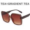 Korean Style Women Sunglasses Fashion Big Frame Square Shape Women's Glasses New Fashion Designer Sunglasses Woman