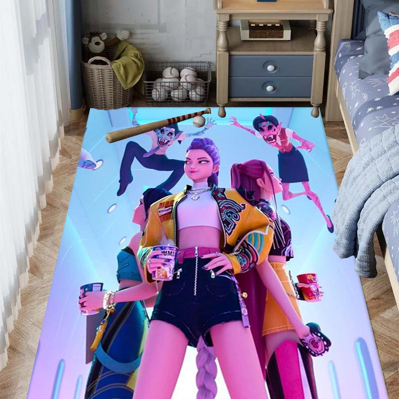 Golden Hustle: Elegance Motion Carpet Living Room and Bedroom Mats Suitable for All Seasons Bathroom Mat Fashion Dormitory Decoration