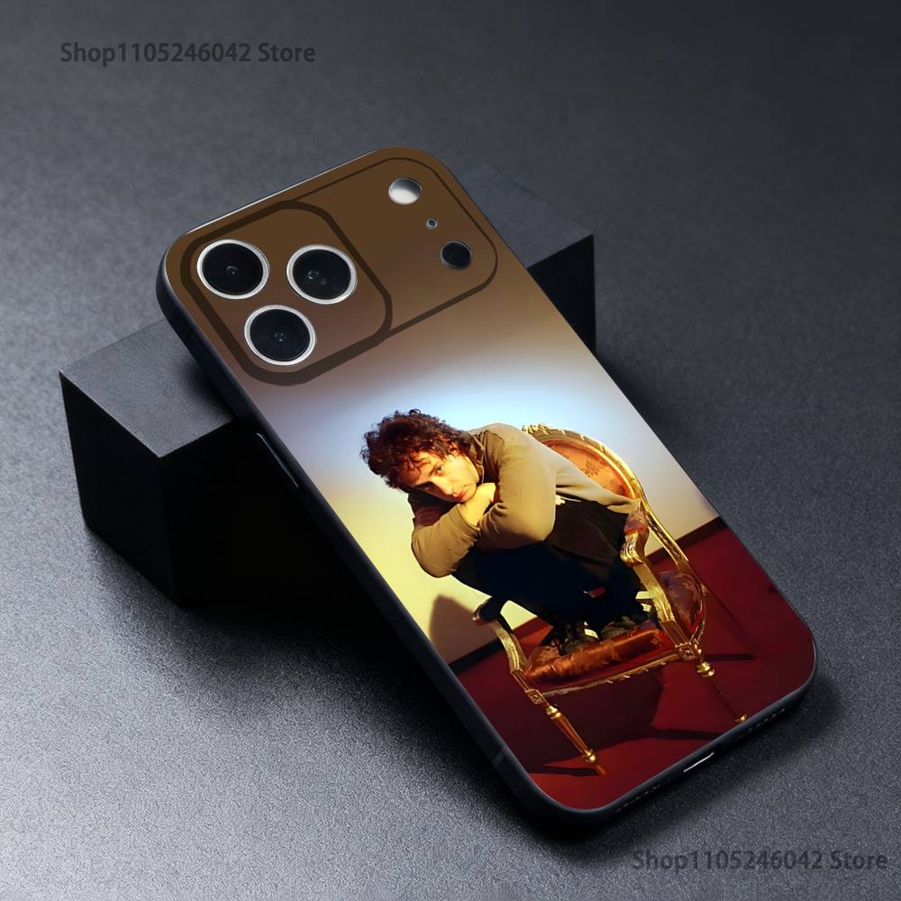 Singer G-Gustavo Cerati Phone Case For iPhone 17,16,15,14,13,12,11,Pro,Max,Plus Black Soft Cover