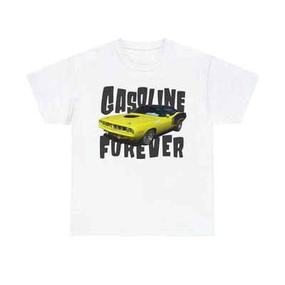 White Yellow Car Gasoline Forever Unisex T-shirt