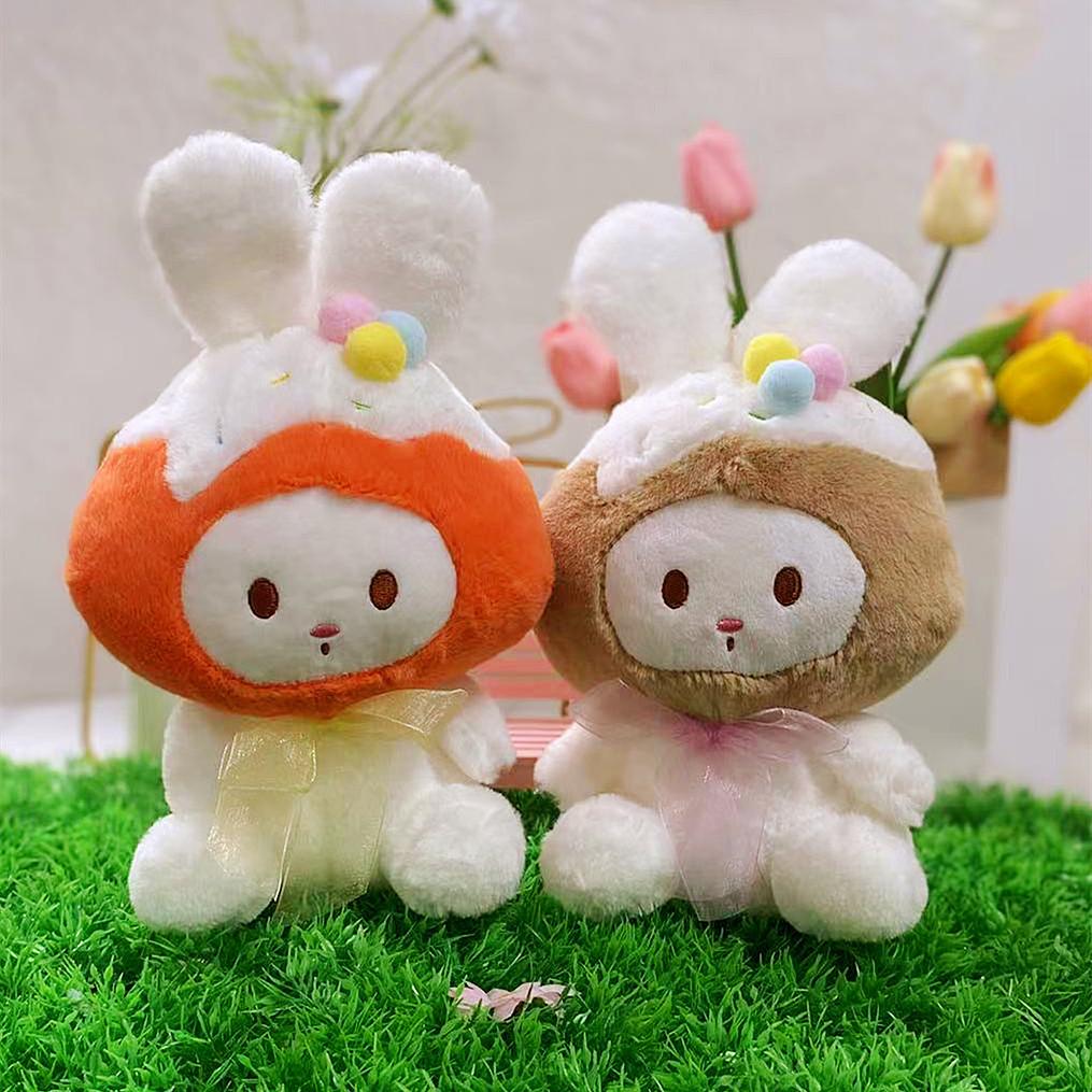 Longeared Plush Rabbit Toy Cute Cartoon Doll Girls Kids Companion Birthday Gift