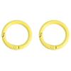 2/5/10Pcs Alloy Spray Painted Open Ring Spring Buckle Clasps For Key Bag Accessories