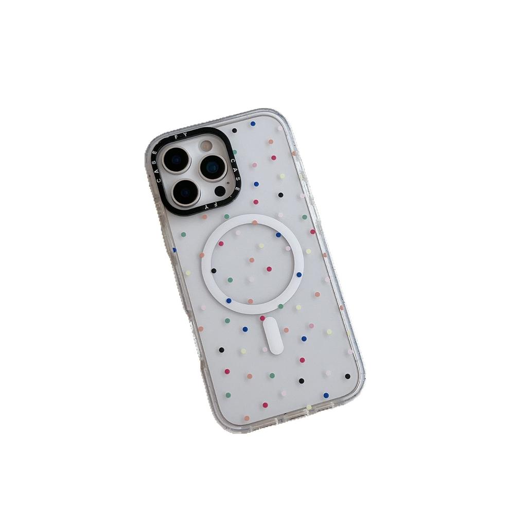 C Shell Two-in-one Magnetic Summer Floral for IPhone14 for Apple 15 Mobile Phone Case 13proma Personalized Creativity