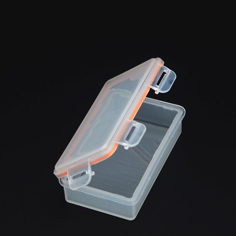 Vattentätt 18650 Batterifodral - Transparent PP-material, Rymmer 2 celler, Helt nytt, Skyddsförvaring