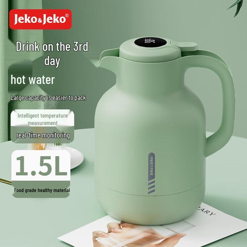 JEKO&JEKO 1.5L Dundun Style Smart Digital Thermos