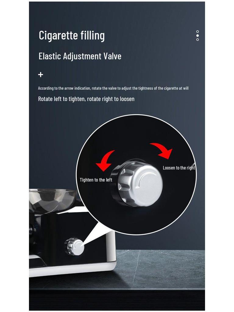 Electric Cigarette Roller: 8.0mm Tube, Automatic Filter Tip Paper Roller