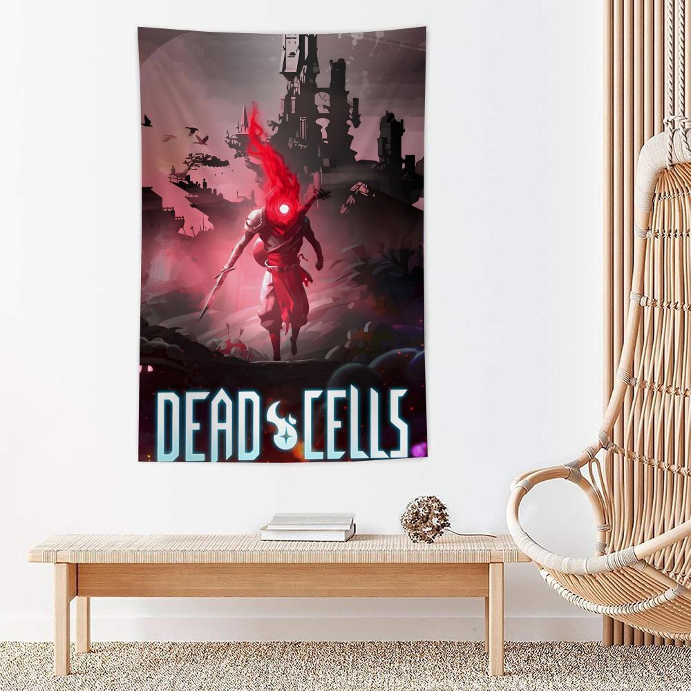

Video Game DDead Cells Tapestry Microfiber Wall Hanging For Bedroom Living Room Decor Outdoor Festival Garden Bar Background 74x94cm(29x37in)