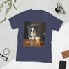 Funny Border Collie Drinking Beer Funny Dog Meme TShirts Unisex Crew Neck Pure Cotton T Shirt Short Sleeve Tees Graphic Clothes
