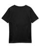 Damiswi Vintage Cross Diagonal Button T-Shirt_Black