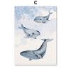 Turtle Beluga Walrus Penguin Seal Killer Whale Wall Art Print Canvas Painting Nordic Poster Wall Pictures Baby Kids Room Decor