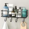 Bathroom Organiser Without Drill/GI Steel Self Adhesive Bathroom Shelf/Bathroom Stand