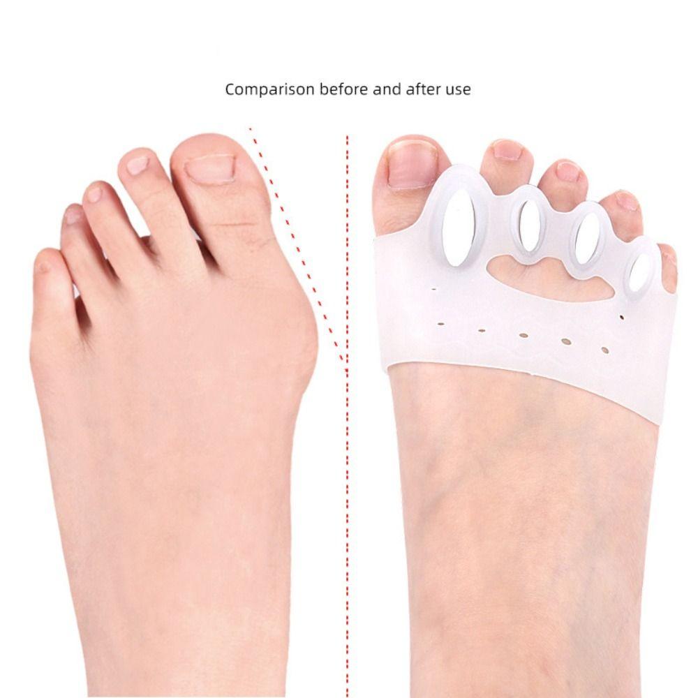 2pcs Washable Hallux Separator Elastic Bunion Corrector NEW Gel Toe Spacers  Foot Care