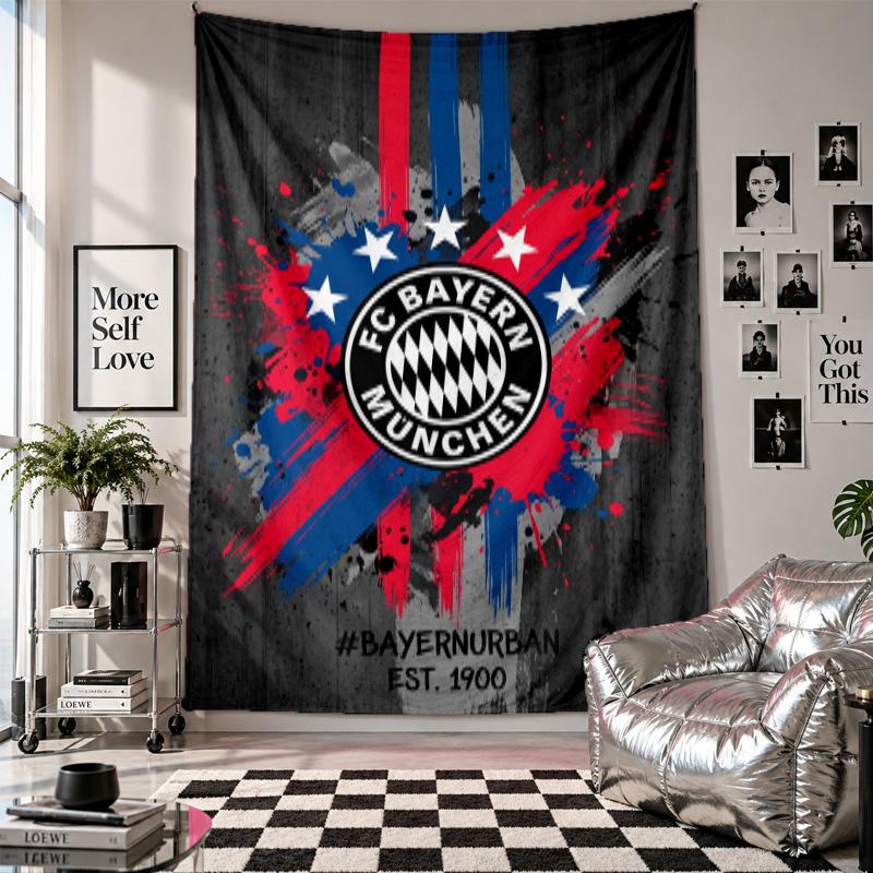 Arazzo da Parete Bayern Monaco Decorazione per la Casa Tessuto da Appendere a Parete per Camera da Letto Soggiorno Sfondo
