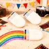 6 Colors Rainbow Crayon Paint Stick - Colorful Birthday Party Favors , Family Theme Party Supplies Gift