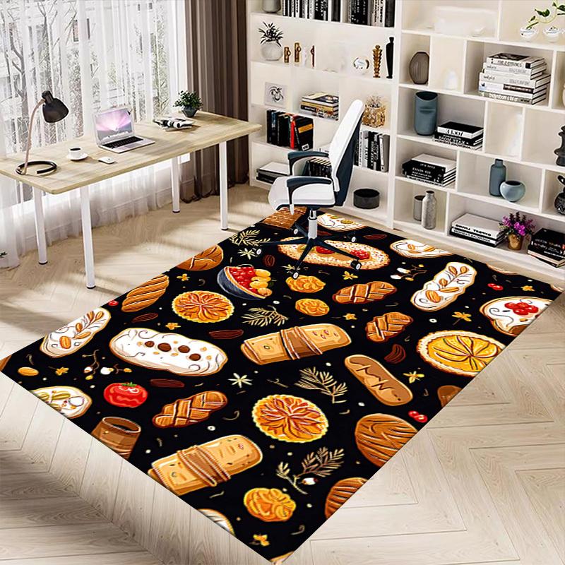 1PC Bread Pastry Anti-slip Carpet, Suitable for Office, Bedroomand Playrooms. It Can Also Be Used As a Sofa Footrest cover-R98
