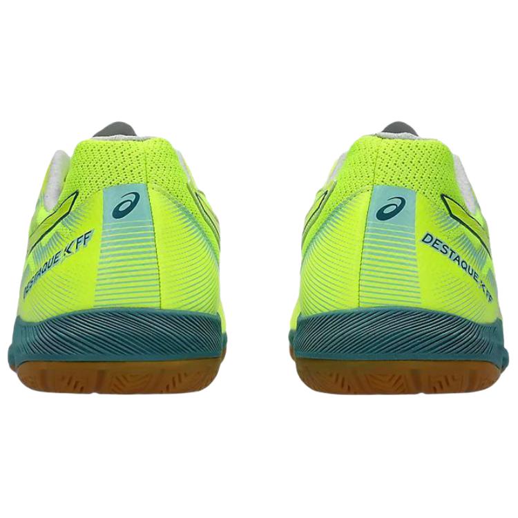Asics Destaque K FF Comfortable Soft Soccer Shoes Men Soccer Shoes Yellow Green 1111A217-750