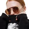 Classic steampunk windshield sunglasses European and American new sunglasses round retro fashion sun