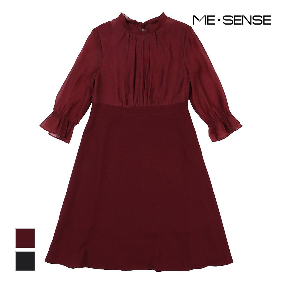 MESENSE See-Through Sleeve Dress_Mb18Opm108Z