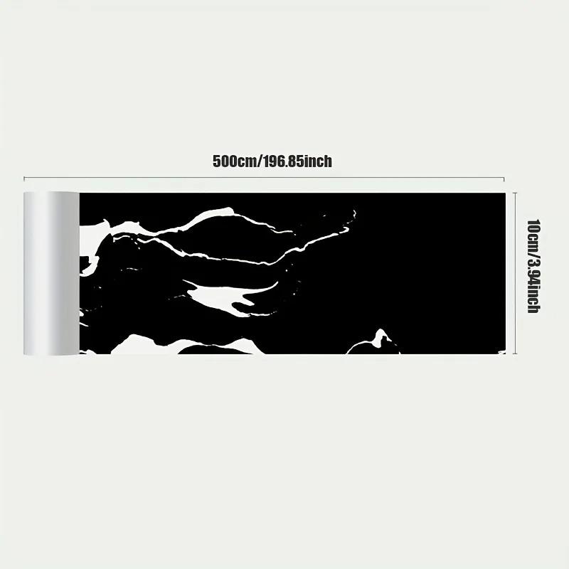 1PC 5mx10cm Edge Strips Foot Lines Wall Stickers Self Adhesive Skirting Board Waistline Window Sills Door Frames Border Wrapping