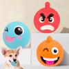 Dog Sounding Toy With Cute Big Eyeball Design,Pet Durable Latex Chew Interactive Training With Squeaky Dog Toy Ball