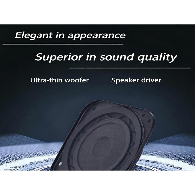 Magnetic Loudspeaker 15W 8Ohm 3Inch Diameter Rubber Frame Round Shape Replacement Loudspeaker Sound Amplifier