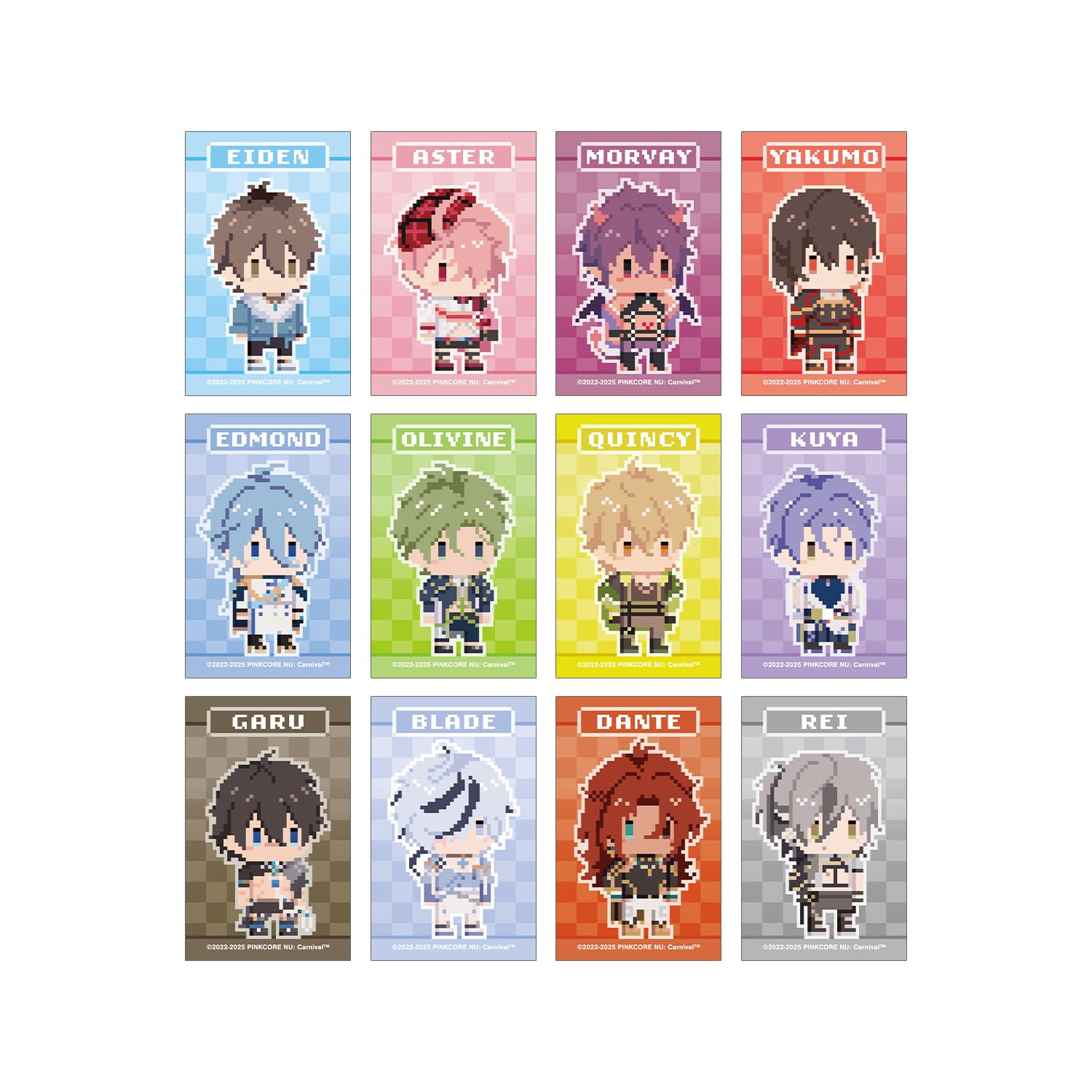 

NU Carnival Trading Pixel Art Box of 12 Cards,