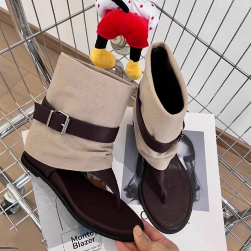 

Roman wind cool boots toe casual cool boots cover boots 2025 summer increase trousers boots ins wind 40