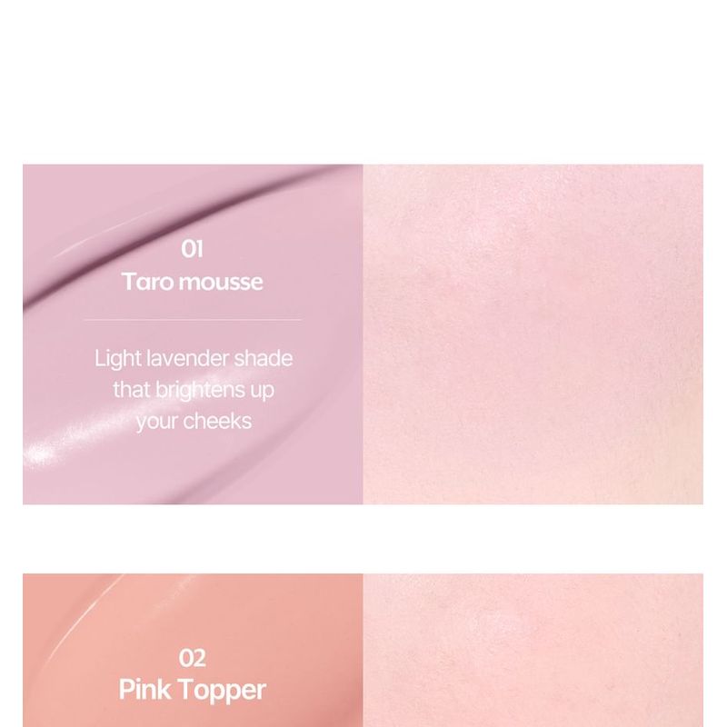 nuse - Mousse Care Cheek DIY Cushion Gift Set - 2 Colors