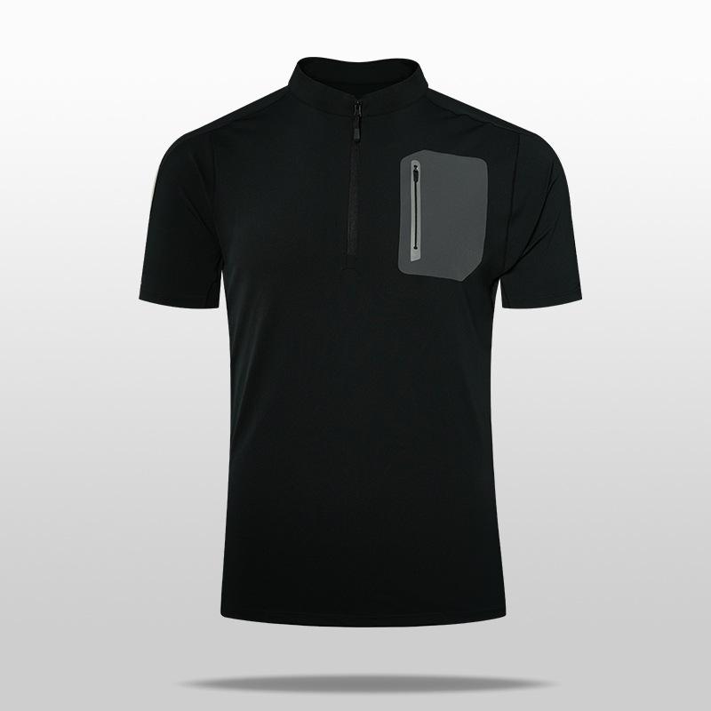 Men s Cooling Seamless Quick-Dry Loose Fit Pocket T-Shirt, Breathable Plus Size Sports Top M