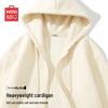 Herren schweres Reißverschluss-Kapuzensweatshirt