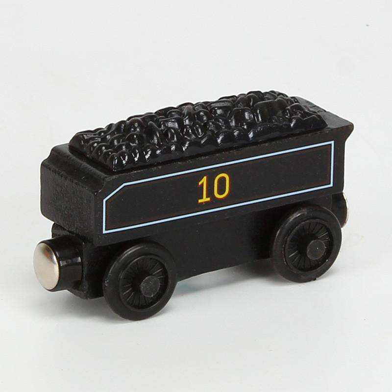 Красочный деревянный магнитный набор поездов для детей с интерактивными функциями «толкай-тяни» Style 12