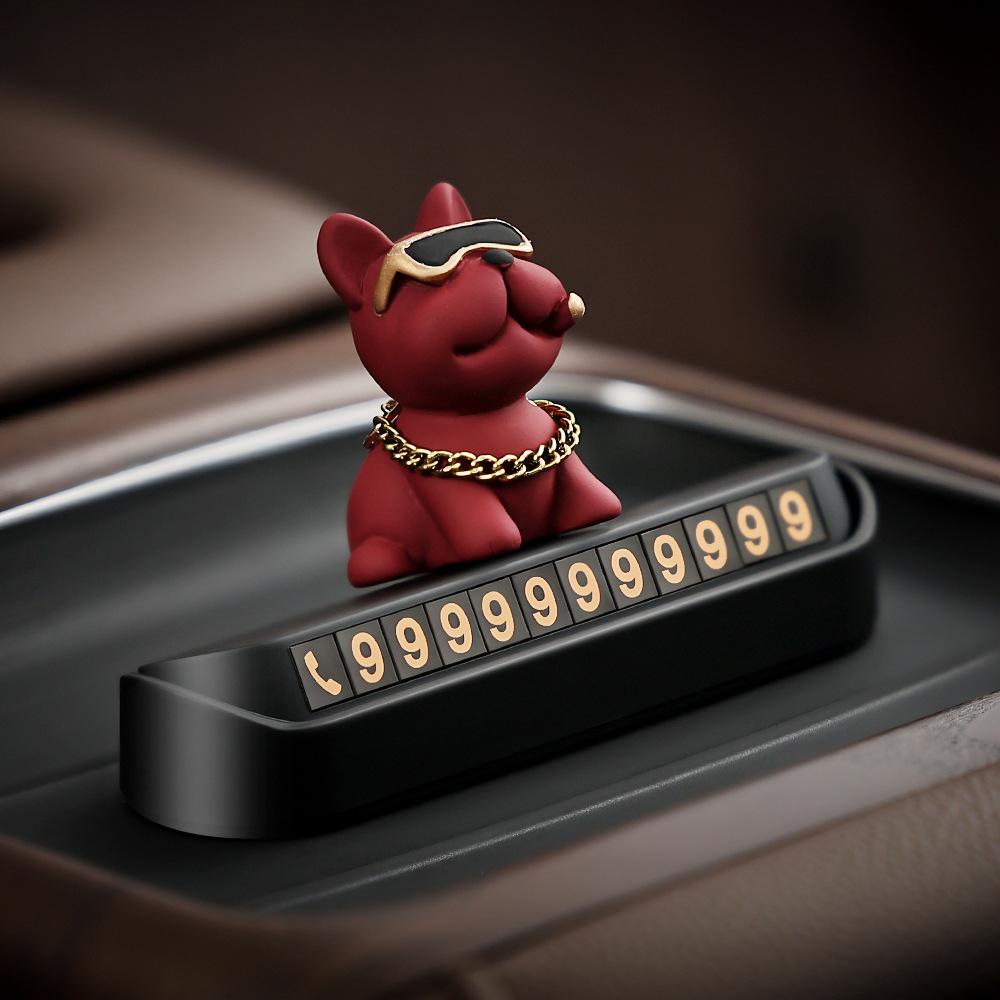 3 Styles Adorable Car Temporary Parking Sign, Vehicle Parking Assistance Phone Number Plate, Interior Decorations