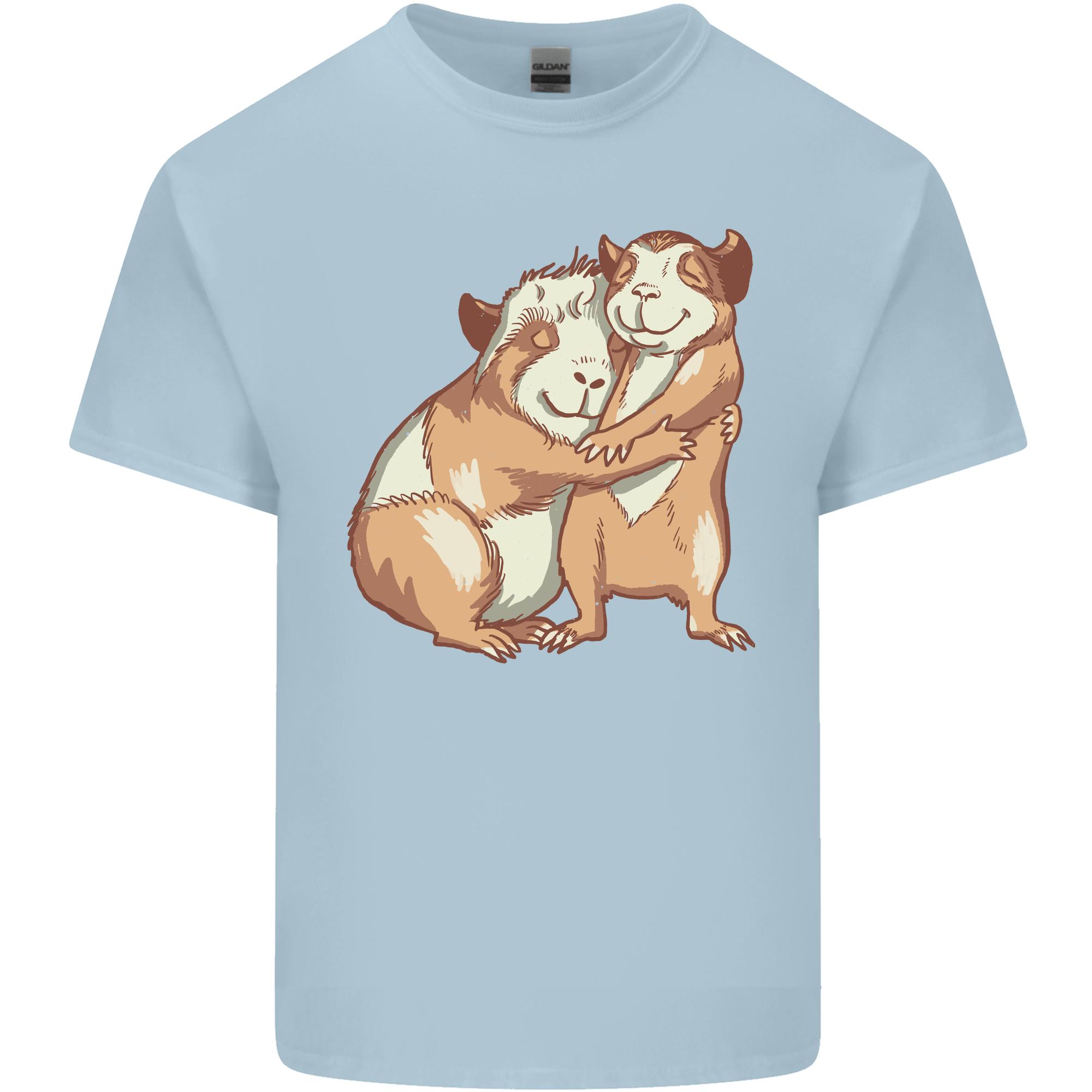 Guinea Pigs Hugging Unisexs Light Cotton Tshirt S