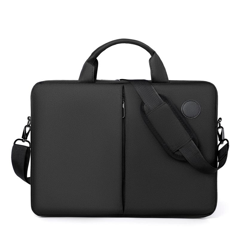 New shoulder briefcase men's business commute file bag lightweight large capacity laptop bag computer bag