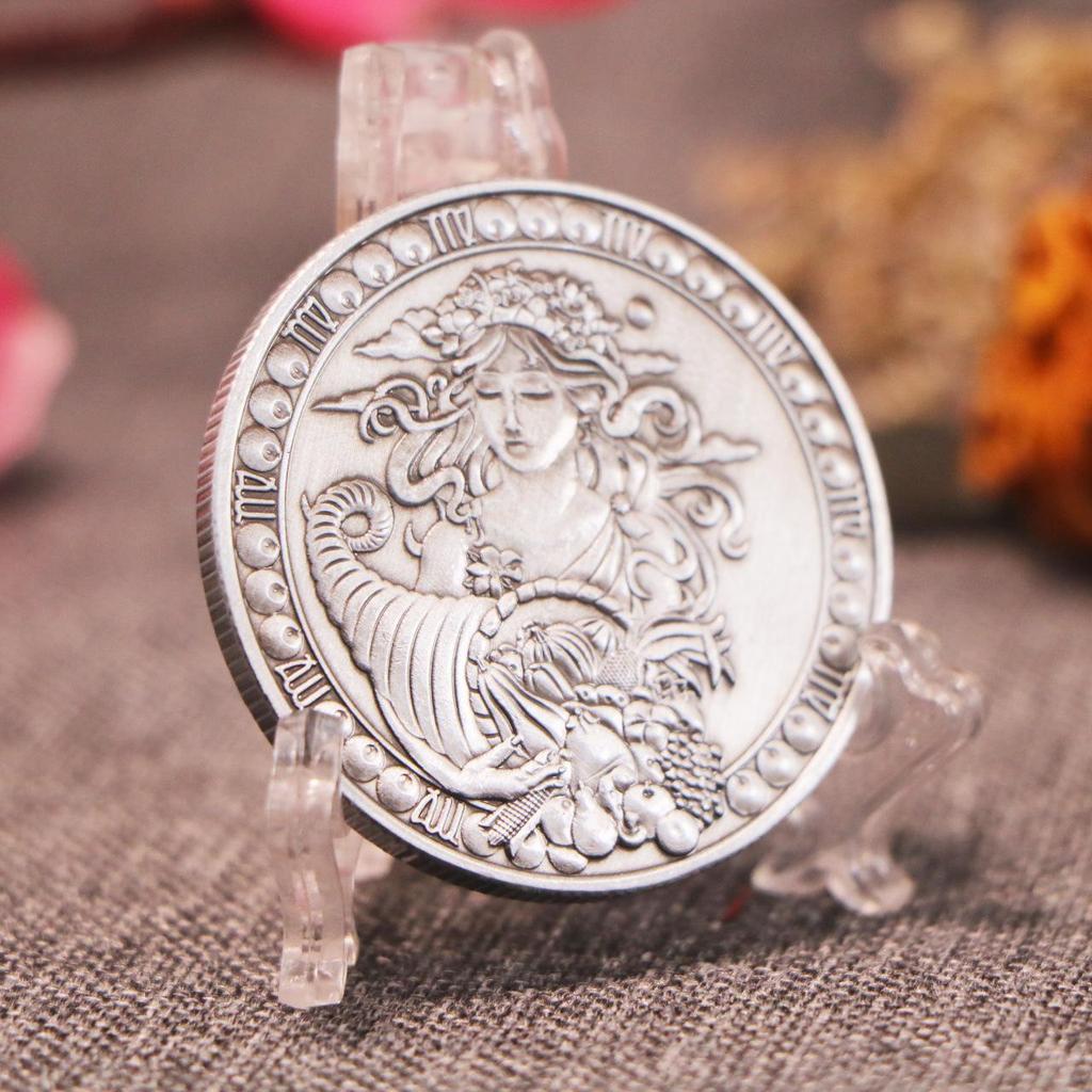 Zwölf Tierkreiszeichen-Münzen, Waage, Wassermann, Schütze, Tarot-Konstellationen, Retro, Silbermünzengeschenke, Weihnachtsgeschenk, Strumpffüller