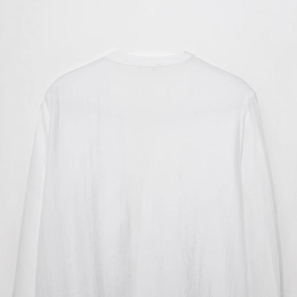 TAOP&ZA Women's Elegant Lace Layered Casual Shirt - Spring/Summer Collection